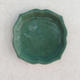 Bonsai Tablett H 95 - 7 x 7 x 1 cm, grün  - 7 x 7 x 1 cm - 1/2