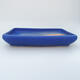 Keramik-Bonsaischale 23,5 x 17 x 4 cm, Farbe Blau - 1/3