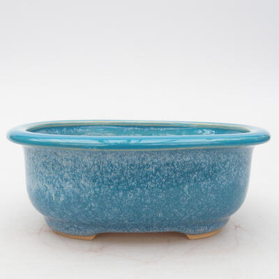 Keramik-Bonsaischale 16 x 12,5 x 6 cm, Farbe Blau - 1