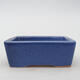 Keramik-Bonsaischale 10 x 7 x 3,5 cm, Farbe Blau - 1/3