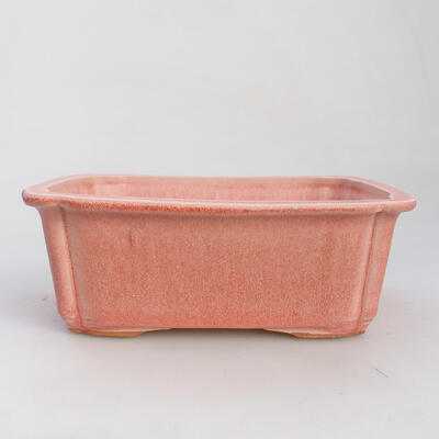 Bonsaischale aus Keramik 16 x 12 x 5,5 cm, Farbe rosa - 1