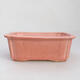 Bonsaischale aus Keramik 16 x 12 x 5,5 cm, Farbe rosa - 1/3