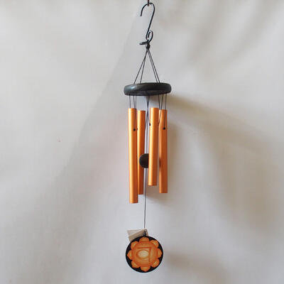 Glockenspiel aus orangefarbenem Metall 67 cm - 1