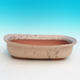 Keramik Bonsai Schüssel H 10 - 37 x 27 x 10 cm, beige - 37 x 27 x 10 cm - 1/3