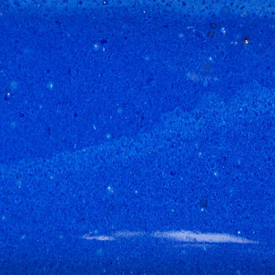 Keramische Bonsaischale H 09, blau - 31 x 21 x 8 cm