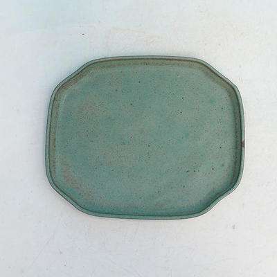Bonsai-Wasserschale H 32 - 12,5 x 10,5 x 1 cm, grün - 12,5 x 10,5 x 1 cm - 1