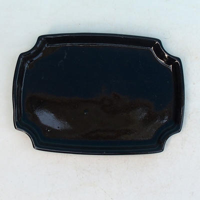 Bonsai-Wasserschale H 03 - 16,5 x 11,5 x 1 cm, schwarz - 16,5 x 11,5 x 1 cm - 1