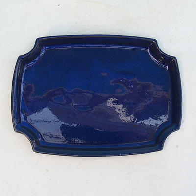 Bonsai-Wasserschale H 03 - 16,5 x 11,5 x 1 cm, blau - 16,5 x 11,5 x 1 cm - 1