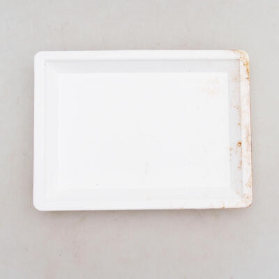Bonsai-Untertasse Kunststoff PP-1 weiß 15 x 11 x 1,8 cm - 1