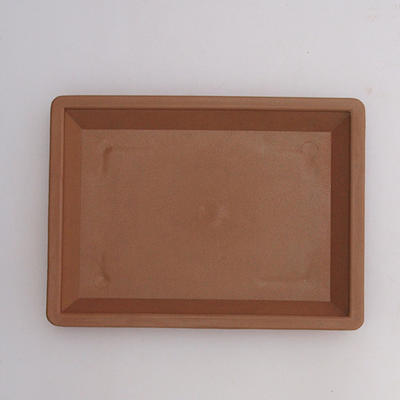 Bonsai-Untertasse Kunststoff PP-1 - 15 x 11 x 1,8 cm, Beige
