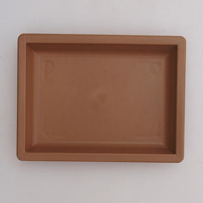 Bonsai-Untertasse Kunststoff PP-3 - 11 x 8 x 1,5 cm, Beige
