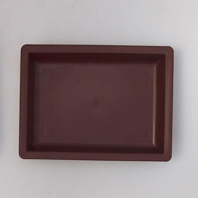 Bonsai-Untertasse Kunststoff PP-3 - 11 x 8 x 1,5 cm, Braun