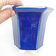 Bonsaischale aus Keramik 13 x 12 x 11,5 cm, Farbe blau - 2/3