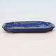 Bonsai Tablett H 01 - 11,5 x 8,5 x 1 cm, blau - 11,5 x 8,5 x 1 cm - 2/3
