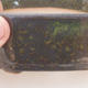 Keramische Bonsai-Schale 12,5 x 10 x 4,5 cm, graugrüne Farbe - 2/4