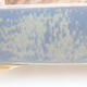 Keramische Bonsai-Schale 14,5 x 11,5 x 4,5 cm, Farbe blau - 2/3