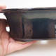 Keramische Bonsai-Schale 19 x 15 x 6 cm, Farbe schwarz - 2/4