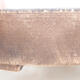 Keramische Bonsai-Schale 22,5 x 20 x 5 cm, braune Farbe - 2/3