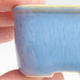 Mini Bonsai Schüssel 4 x 3,5 x 2,5 cm, Farbe blau - 2/3