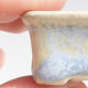 Mini Bonsai Schüssel 3,5 x 2,5 x 2 cm, Farbe blau - 2/3