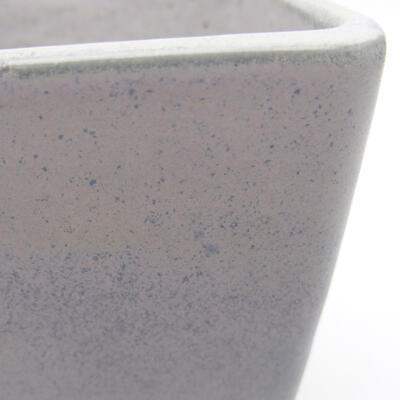 Bonsaischale aus Keramik 8 x 8 x 11 cm, Farbe blau - 2