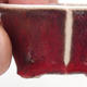 Mini Bonsai Schüssel 4,5 x 3 x 2 cm, Farbe rot - 2/3
