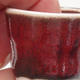 Mini Bonsai Schüssel 3 x 3 x 2,5 cm, Farbe rot - 2/3