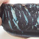 Keramische Bonsai-Schale 17 x 17 x 6,5 cm, Farbe blau rissig - 2/4