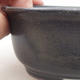 Keramische Bonsai-Schale 12 x 10 x 5 cm, graue Farbe - 2/4