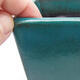 Bonsaischale aus Keramik 9 x 9 x 8,5 cm, Farbe blau - 2/3
