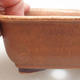 Keramik Bonsai Schüssel 13 x 10 x 5,5 cm, Ziegelfarbe - 2/4
