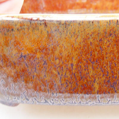 Bonsaischale aus Keramik 17,5 x 13 x 5 cm, braune Farbe - 2