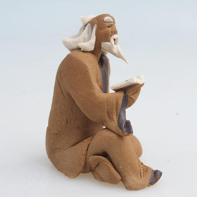 Keramik Figur - ein Weiser mit einem Buch - 2