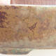 Bonsaischale aus Keramik 14,5 x 11,5 x 5,5 cm, braun-grüne Farbe - 2/3