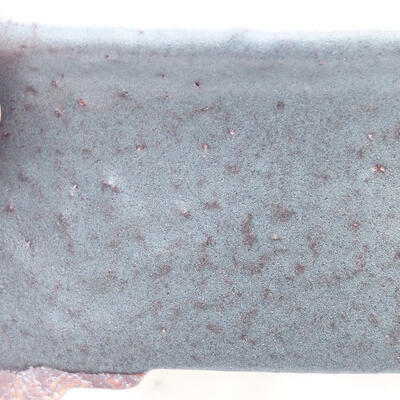 Bonsaischale aus Keramik 17,5 x 14,5 x 7 cm, graue Farbe - 2