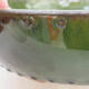 Bonsaischale aus Keramik 17 x 17 x 4,5 cm, Farbe grün - 2/3