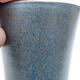Bonsaischale aus Keramik 8,5 x 8,5 x 10,5 cm, Farbe blau - 2/3