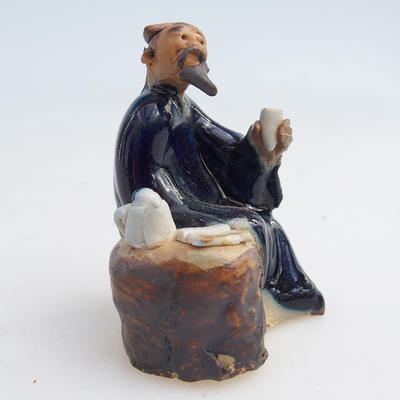 Keramikfigur - der Salbei mit Tee - 2