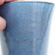 Bonsaischale aus Keramik 11 x 11 x 10,5 cm, Farbe blau - 2/3