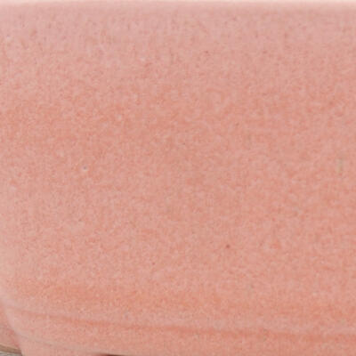 Keramik-Bonsaischale 17,5 x 14 x 5 cm, Farbe rosa - 2