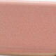 Keramik-Bonsaischale 18,5 x 14 x 3,5 cm, Farbe rosa - 2/3