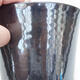 Bonsaischale aus Keramik 12 x 12 x 9,5 cm, Metallfarbe - 2/3