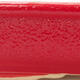Keramik-Bonsaischale 18 x 13,5 x 4,5 cm, Farbe Rot - 2/3