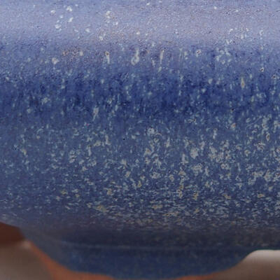 Keramik-Bonsaischale 17,5 x 15 x 3,5 cm, Farbe Blau - 2