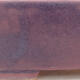 Keramik-Bonsaischale 13 x 10,5 x 4 cm, Farbe Lila - 2/3