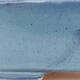 Keramik-Bonsaischale 13 x 10,5 x 4 cm, Farbe Blau - 2/3