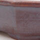 Keramik-Bonsaischale 12,5 x 11,5 x 2 cm, metallische Farbe - 2/3