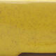 Keramik-Bonsaischale 13 x 10 x 3,5 cm, Farbe gelb - 2/3
