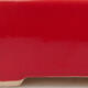 Keramik-Bonsaischale 11 x 9,5 x 3 cm, Farbe Rot - 2/3