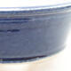 Keramische Bonsai-Schale 10,5 x 10,5 x 4 cm, Farbe blau - 2/3